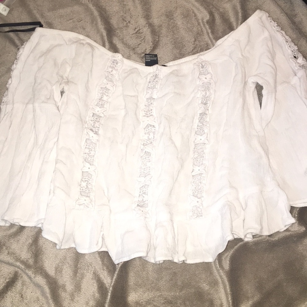 Off Shoulder Crop Top
